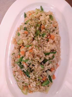 Vegetable fried rice at Yamazaki Sushi in Sevilla