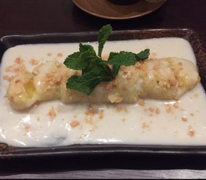 banana at Hum Vegan Cuisine in Berlin