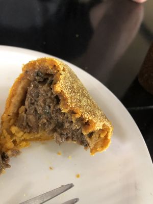 Mushroom filling   at SuBte Vegan in Sao Paulo