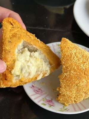 Palm fruit coxina   at SuBte Vegan in Sao Paulo