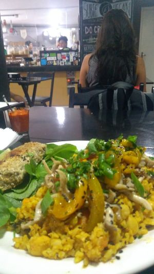 Almoço vegano no Subte! at SuBte Vegan in Sao Paulo