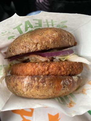  Red Hot Chickn Burger 🍔🤤 at Next Level Burger - Lake Oswego in Lake Oswego