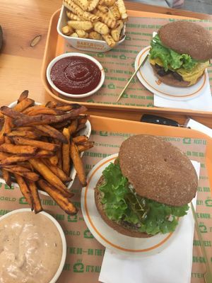 AMAZING!!!! The spicy black bean burger was so good. if you like spicy the jalapeño mayo was to die for.  at Next Level Burger - Lake Oswego in Lake Oswego