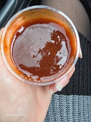 Honey hickory barbecue sauce. at Next Level Burger - Lake Oswego in Lake Oswego