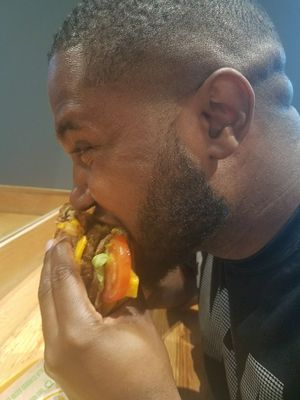 "The animal" this vegan was so good crazy name for it at Next Level Burger - Lake Oswego in Lake Oswego