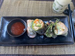 Crispy tofu rolls  at Tai Boh in Tallinn