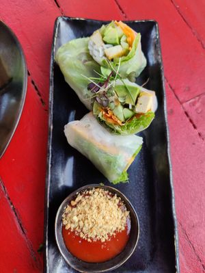 Tofu spring rolls at Tai Boh in Tallinn