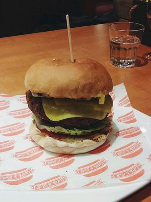 Vegan V Burger at Steak Cattle & Roll - Sauchiehall St in Glasgow