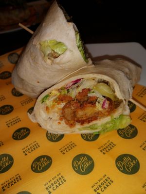 'Fake Chick' wrap at Steak Cattle & Roll - Sauchiehall St in Glasgow