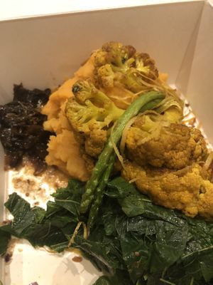 Cauliflower steak takeaway  at The Shady Shack in Canggu