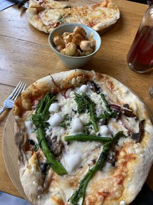 mushroom pizza  at The Stable in Bath