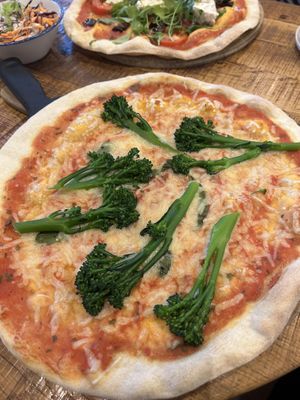 Brocolli on margherita  at The Stable in Bath