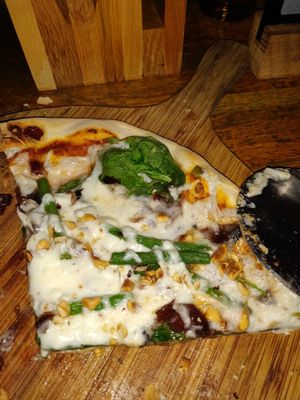 hazelnutter pizza at The Stable in Bath