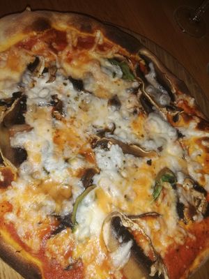 Margarita with mushrooms at The Stable in Bath