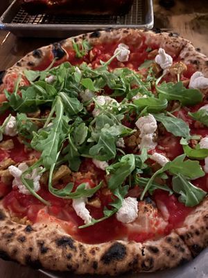 Ricotta made from cashews yum  at Paulie Gee's in Chicago