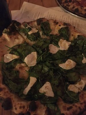 Vegan Daniela spiachi! Great with Chili oil   at Paulie Gee's in Chicago