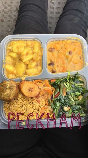 delicious selection at Zionly Manna in South East London