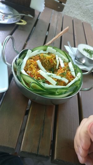 great veg biryani at Masala House in Katowice