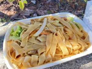 Drunken noodle   at Taste of Asia in Mackinaw City