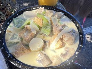 Yellow curry  at Taste of Asia in Mackinaw City