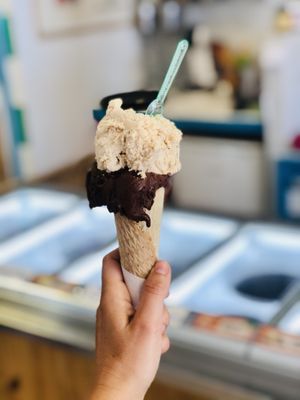 One vegan ice cream 🍦 💁🏼‍♂️  at Heladeria La Nativa in Fuerteventura