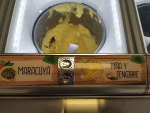 Ananas e zenzero gusto Super Top at Heladeria La Nativa in Fuerteventura