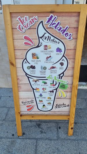 So much choice at Heladeria La Nativa in Fuerteventura