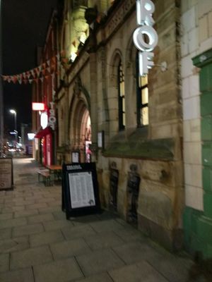 front at The Deaf Institute Bar and Kitchen in Manchester