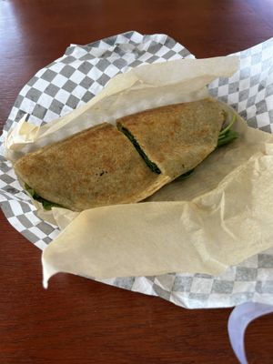 Vegan wrap  at Country Organics in Redding