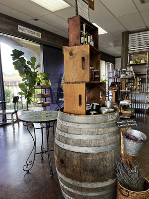 Look how cozy it is inside  at Country Organics in Redding