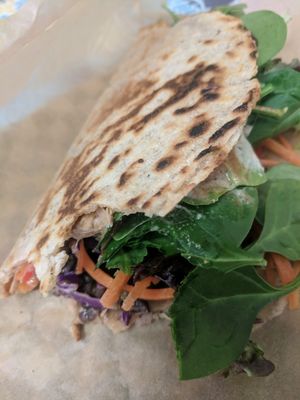 bbq wrap at Country Organics in Redding