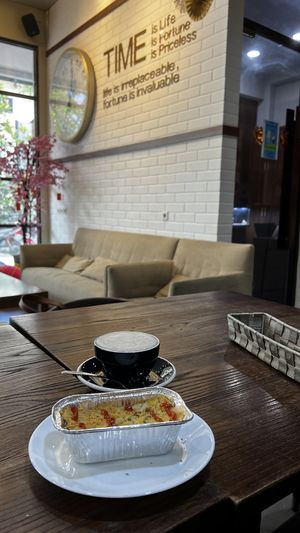 Best LASAGNA & HOJICHA 👍🏻  at LN Fortunate Coffee - Duta Mas in Jakarta
