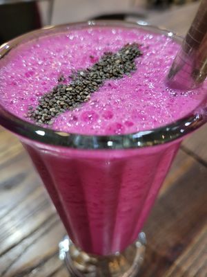 5 type fruit mix with dragon fruit at LN Fortunate Coffee - Duta Mas in Jakarta