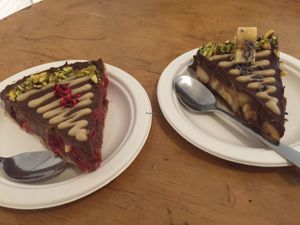 Raw Cakes at Great Bistro in Budapest