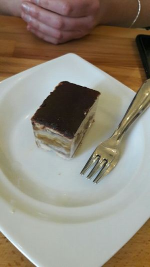 Dessert at Great Bistro in Budapest