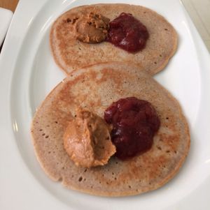 buckwheat pancakes at Great Bistro in Budapest