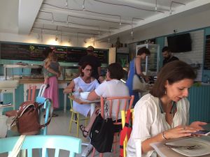 inside view at Great Bistro in Budapest