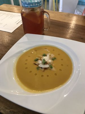 Very delicious soup!:) at Great Bistro in Budapest