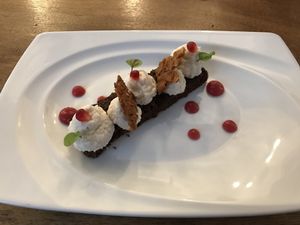 Perfect dessert! Really good:)! at Great Bistro in Budapest