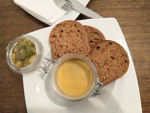 Mock foie gras at Great Bistro in Budapest