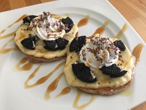 Oreo pancake at Great Bistro in Budapest