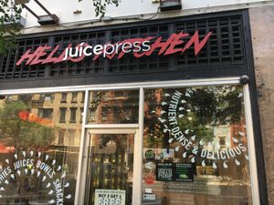 Front of venue at Juice Press - Hell's Kitchen in New York City