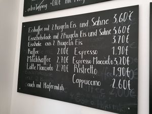 Getränke at Kontor Eismanufaktur in Greifswald