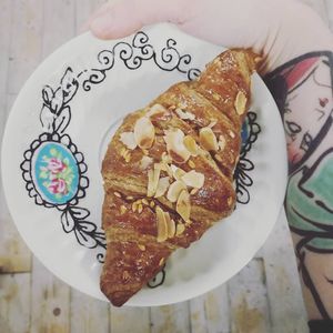 pomegranate croissant  at Bar Lento in Rimini