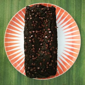 chocolate plum cake at Bar Lento in Rimini