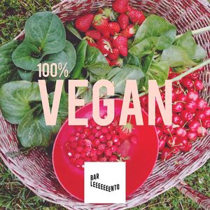 100% vegan at Bar Lento in Rimini