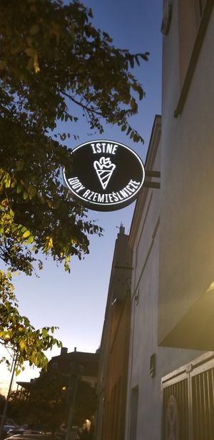 Outside at Istne Lody Rzemieslnicze in Katowice