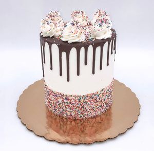 Vegan signature Bday cake at Vegan Art by Indira in Miami