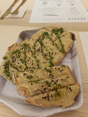 Avocado toast at O Xexexe in Costa Da Caparica