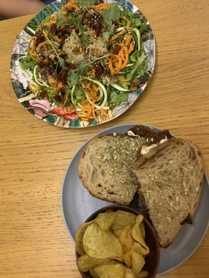 Bifana ☹️👎 and super salad  at O Xexexe in Costa Da Caparica